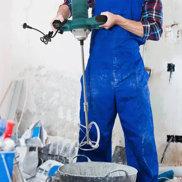 Mezclador de hormigón de 2100 W M14, 6 velocidades de transmisión de 800, diámetro de 120 mm, para mezclar pintura, lodo de pared seca