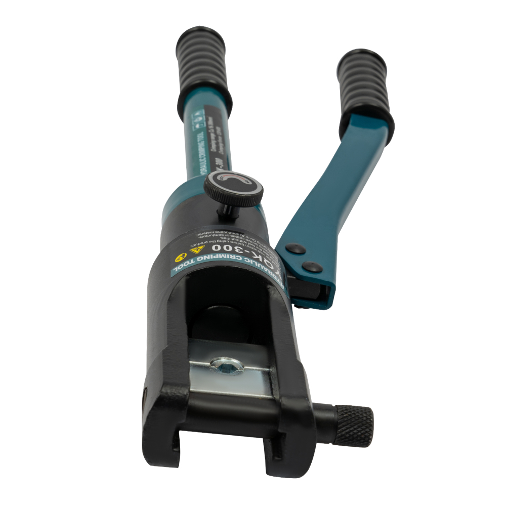 Crimpadora Hidráulica 13 Toneladas – Para Terminales De Cable 16 A 300 Mm² – Incluye Insertos 16-300 Mm² – Herramienta De Prensa De 6 Cantos