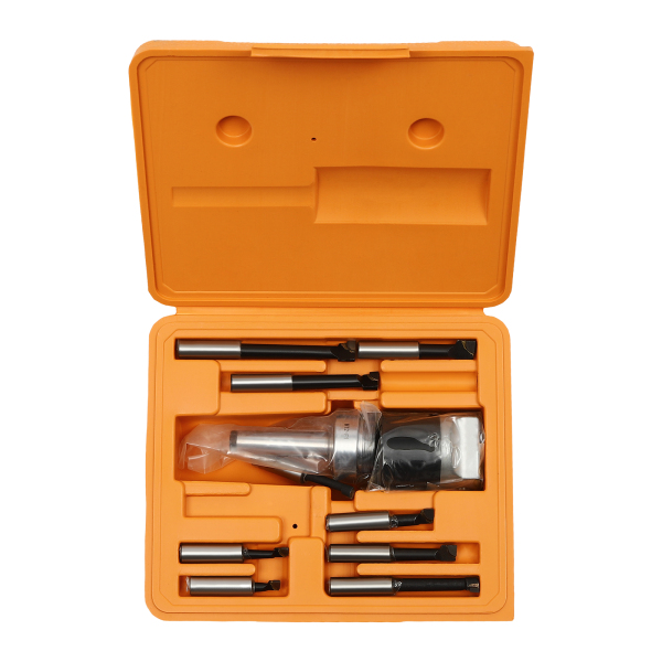Juego de cabezales de mandrinado Mt2 -M10 F1-12 50 mm con barras de mandrinado de 12 mm con caja de fresado Accesorios para máquina de fresado
