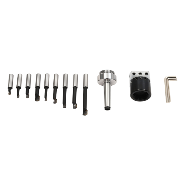 Juego de cabezales de mandrinado Mt2 -M10 F1-12 50 mm con barras de mandrinado de 12 mm con caja de fresado Accesorios para máquina de fresado Juego de cabezales de mandrinado Mt2 -M10 F1-12 50 mm con barras de mandrinado de 12 mm con caja de fresado Accesorios para máquina de fresado