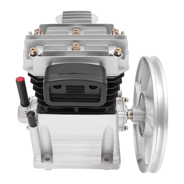 Cabezal de bomba para compresor de aire, Cabezal de compresor de aire con 2 cilindros, 960RPM, 32*27*31cm