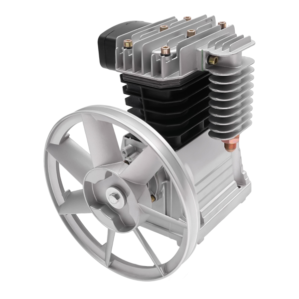 Cabezal de bomba para compresor de aire, Cabezal de compresor de aire con 2 cilindros, 960RPM, 32*27*31cm