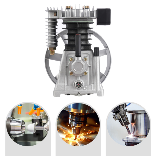 2,2 kW 2065-3 PS - Cabezal de bomba de aire lubricado (cilindro de 3 CV, 250 l/min)