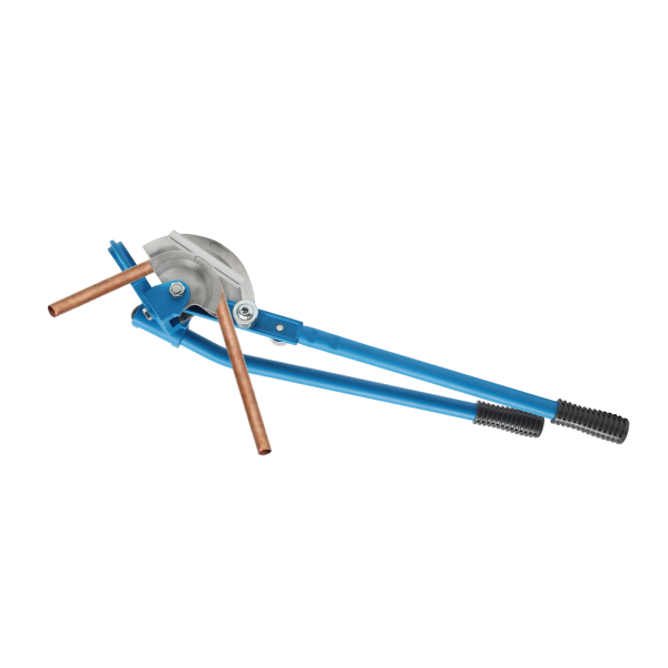 Doblador manual de tubos de aleación de aluminio, ángulo de flexión 0-90°, diámetro de tubo adecuado 15 mm, 22 mm, azul