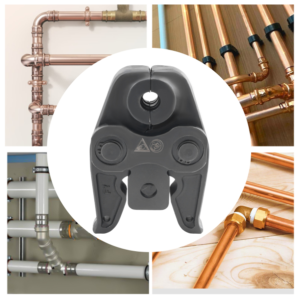 Mordaza de prensa TH12, alicate de prensado, mordazas de prensado de contorno para tuberías de aluminio-plástico y tuberías PEX