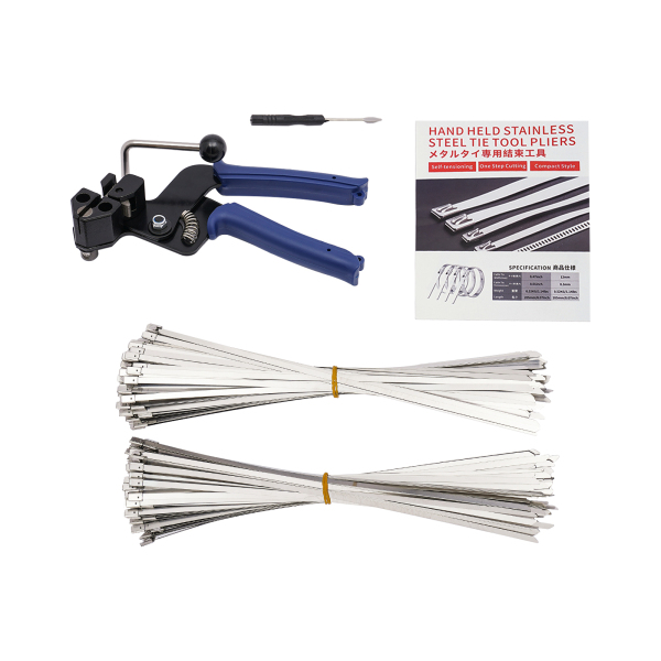 200 pcs Bridas para cables acero inoxidable pistola bridas de metal herramienta para bridas con cremallera 4,8 * 300 mm 200 pcs Bridas para cables acero inoxidable pistola bridas de metal herramienta para bridas con cremallera 4,8 * 300 mm