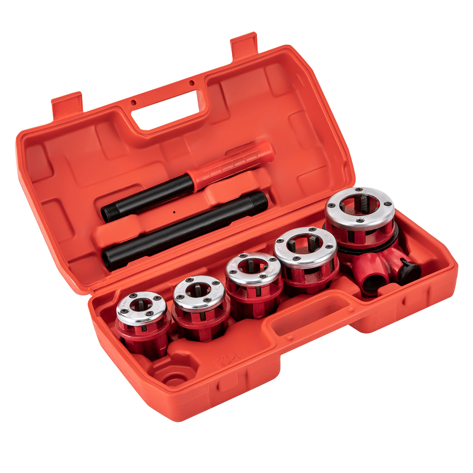 Juego de 5 troqueles 3/8", 1/2", 3/4", 1", 1-1/4" herramientas para roscar tubos, herramientas de corte para fontaneros Juego de 5 troqueles 3/8", 1/2", 3/4", 1", 1-1/4" herramientas para roscar tubos, herramientas de corte para fontaneros
