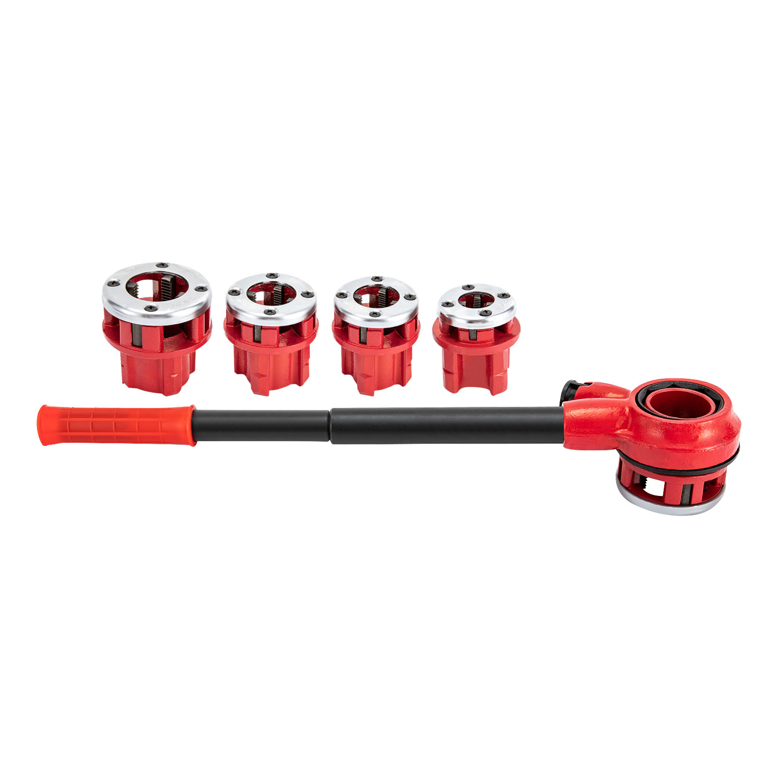 Juego de 5 troqueles 3/8", 1/2", 3/4", 1", 1-1/4" herramientas para roscar tubos, herramientas de corte para fontaneros Juego de 5 troqueles 3/8", 1/2", 3/4", 1", 1-1/4" herramientas para roscar tubos, herramientas de corte para fontaneros