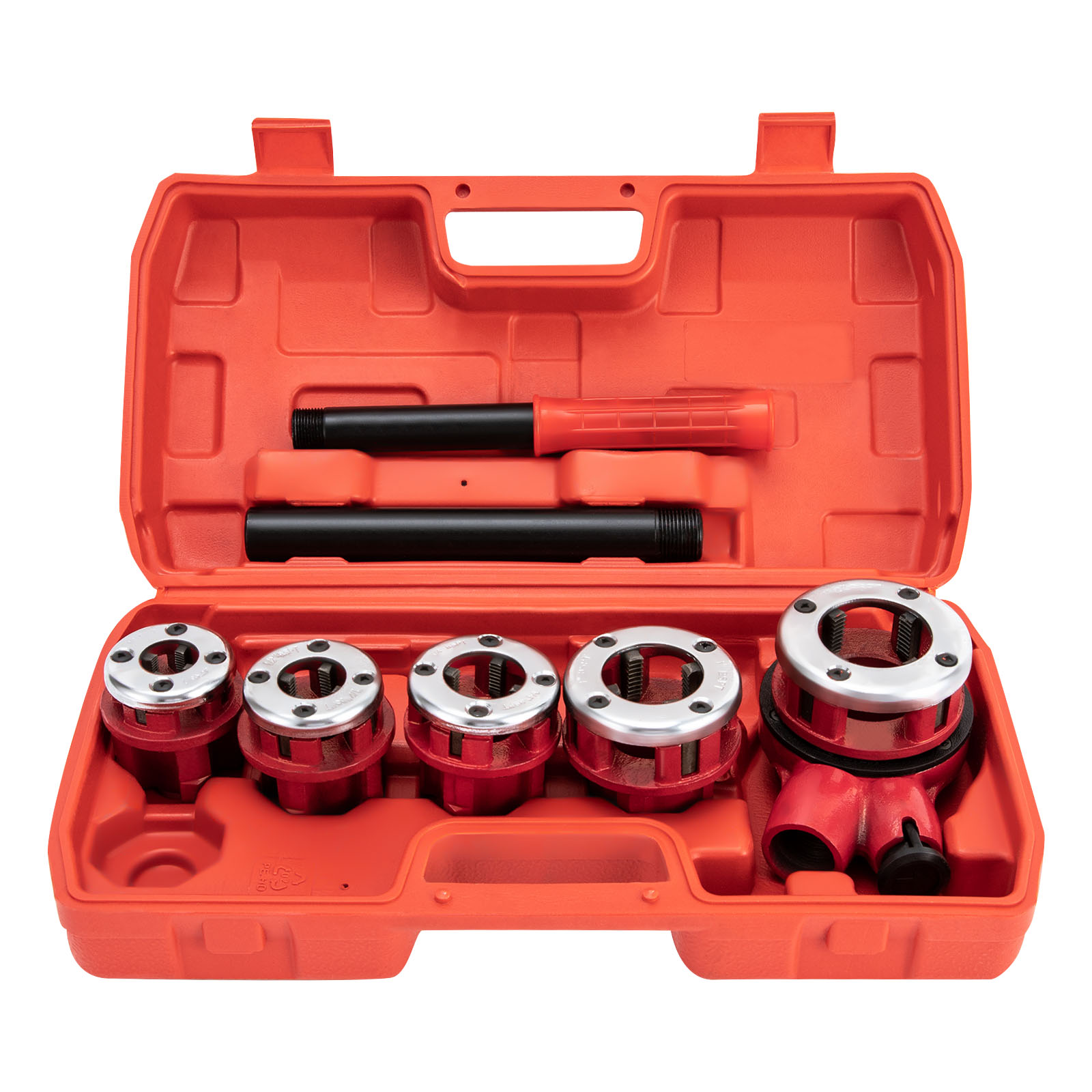 Juego de 5 troqueles 3/8", 1/2", 3/4", 1", 1-1/4" herramientas para roscar tubos, herramientas de corte para fontaneros