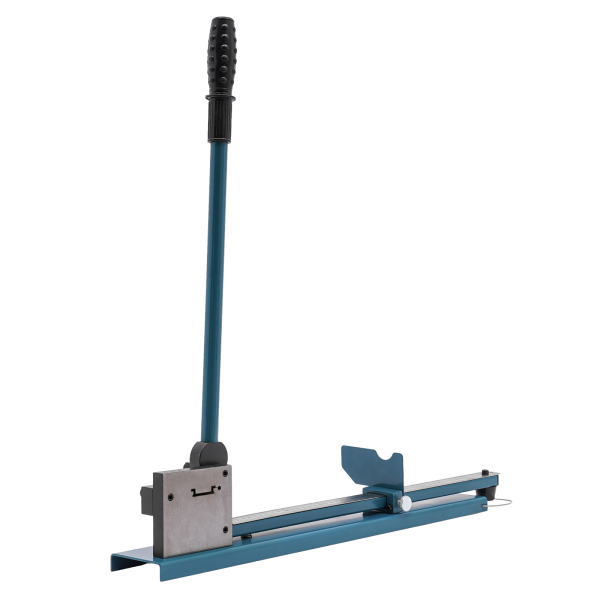 Máquina cortadora de raíles, Cortadora de raíles guía con regla de medición, Ancho de corte: 35-40cm, Azul