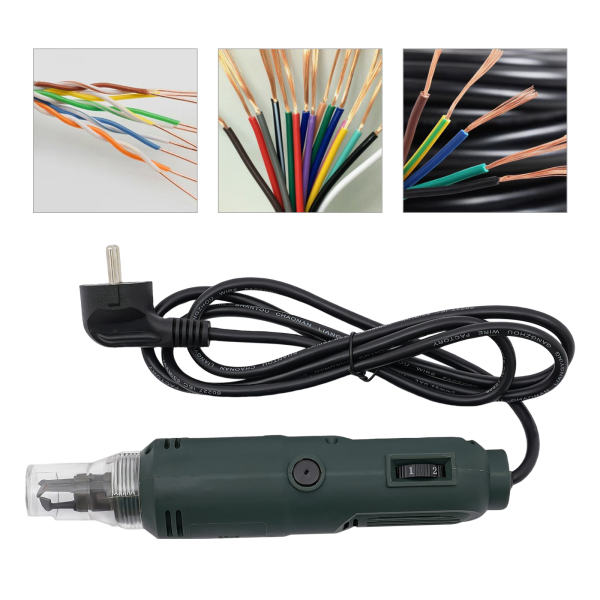 Alambre esmaltado máquina peladora esmaltada a mano Pelacables barnizado 0,3 ~ 2,5 mm 12500 rpm para equipos de pintura