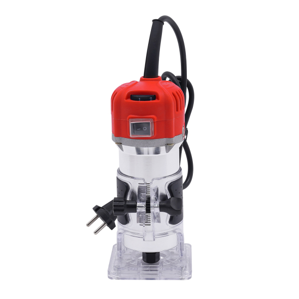 Fresadora compacta, Herramienta manual compacta para madera, Recortadora de madera de 6 velocidades variables, 800W