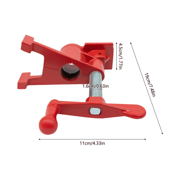 Juego de abrazaderas para tubos para encolar madera, Juego de abrazaderas para tubos para encolar madera de 3/4"