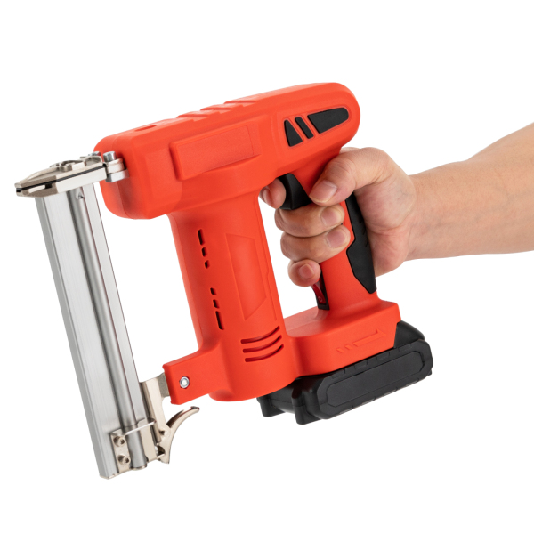 Grapadora 2 en 1, grapadora eléctrica con batería y cargador, grapadora a batería, roja Grapadora 2 en 1, grapadora eléctrica con batería y cargador, grapadora a batería, roja