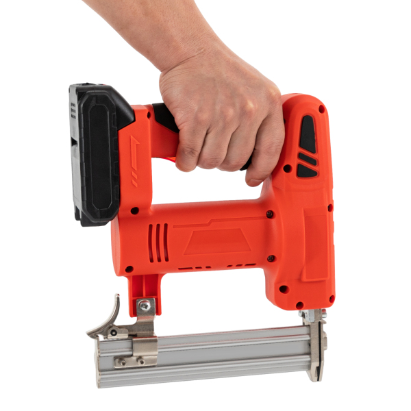 Grapadora 2 en 1, grapadora eléctrica con batería y cargador, grapadora a batería, roja Grapadora 2 en 1, grapadora eléctrica con batería y cargador, grapadora a batería, roja