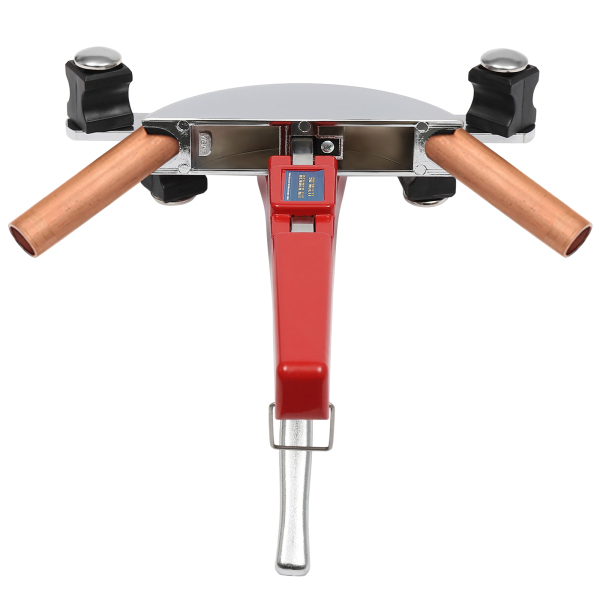 Doblador de tubos con una sola mano, 6-22 mm, ángulo máximo de flexión de 90°, para tubos de 1/4 a 7/8 pulgadas, rojo