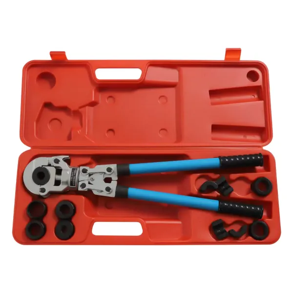 Herramienta de crimpado de 12-32 mm Cabeza giratoria Herramienta de crimpado de tubo de 360 grados
