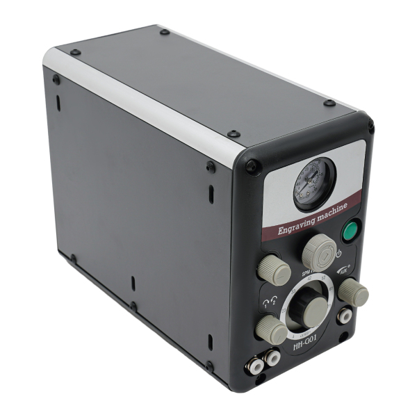 Máquina de grabado neumática por impacto, Máquina de grabado neumática, Velocidad del mango: 400-8000RPM, 27*13*21cm, Negro