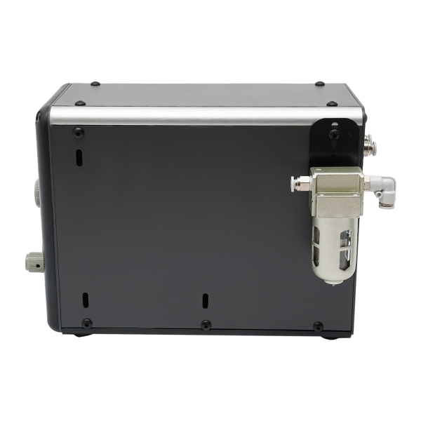 Máquina de grabado neumática por impacto, Máquina de grabado neumática, Velocidad del mango: 400-8000RPM, 27*13*21cm, Negro