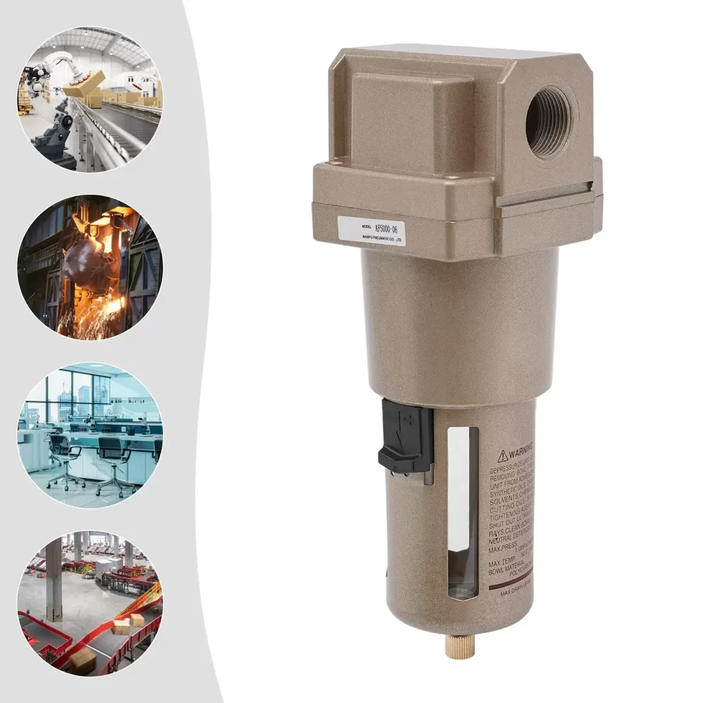 Filtro de aire comprimido separador de agua, separador de agua y aceite del compresor de aire, separador de agua/aceite