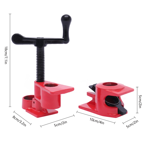Juego de 6 abrazaderas de tornillo para tubos Abrazaderas de tornillo para tubos de 3/4 de pulgada 26,5 mm Juego de 6 abrazaderas de tornillo para tubos Abrazaderas de tornillo para tubos de 3/4 de pulgada 26,5 mm