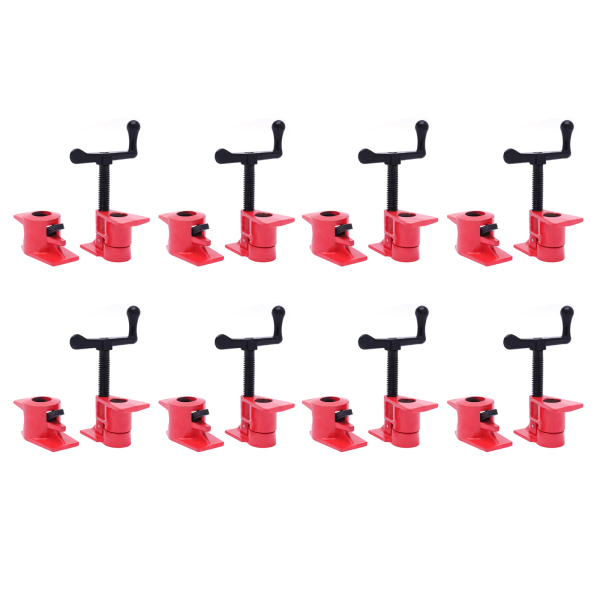 Juego de abrazaderas de tubo para encolar madera, abrazaderas de tubo de liberación rápida de hierro fundido (8, 3/4") Juego de abrazaderas de tubo para encolar madera, abrazaderas de tubo de liberación rápida de hierro fundido (8, 3/4")