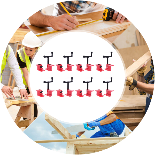 Juego de abrazaderas de tubo para encolar madera, abrazaderas de tubo de liberación rápida de hierro fundido (8, 3/4") Juego de abrazaderas de tubo para encolar madera, abrazaderas de tubo de liberación rápida de hierro fundido (8, 3/4")