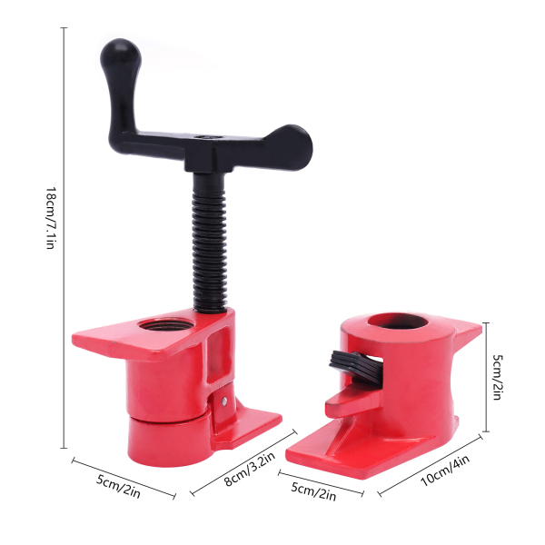 Juego de abrazaderas de tubo para encolar madera, abrazaderas de tubo de liberación rápida de hierro fundido (8, 3/4") Juego de abrazaderas de tubo para encolar madera, abrazaderas de tubo de liberación rápida de hierro fundido (8, 3/4")