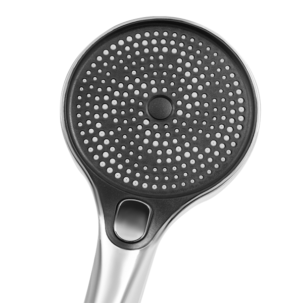 Juego de ducha con válvula mezcladora para baño, grifo de baño con ducha de mano, grifo de baño montado en la pared con cabezal de ducha - Plateado