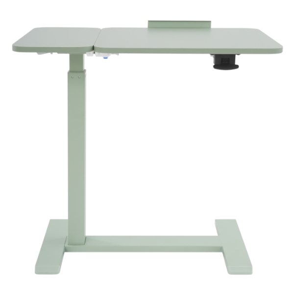 Escritorio móvil de pie, mesita de noche ajustable, escritorio elevable, versión derecha (reversible a la izquierda) - Verde Escritorio móvil de pie, mesita de noche ajustable, escritorio elevable, versión derecha (reversible a la izquierda) - Verde