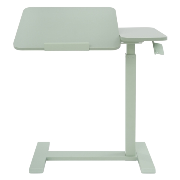 Escritorio móvil de pie, mesita de noche ajustable, escritorio elevable, versión derecha (reversible a la izquierda) - Verde Escritorio móvil de pie, mesita de noche ajustable, escritorio elevable, versión derecha (reversible a la izquierda) - Verde