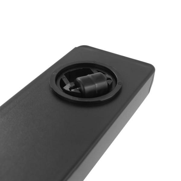 Escritorio móvil de pie, mesita de noche ajustable, escritorio elevable, versión derecha (reversible a la izquierda) - Negro
