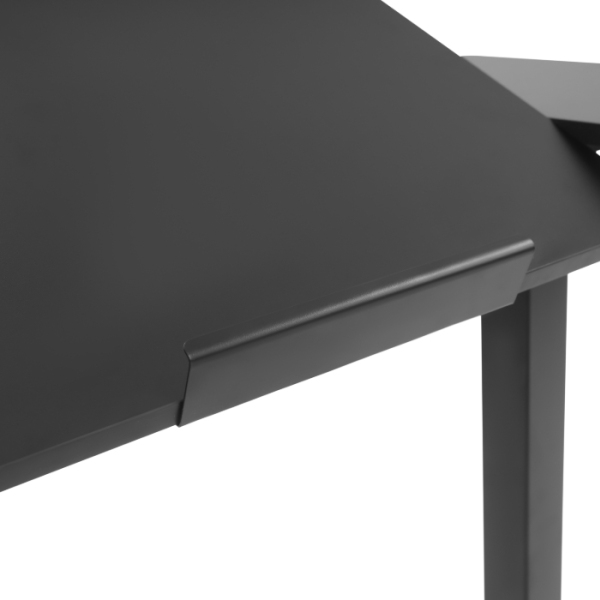 Escritorio móvil de pie, mesita de noche ajustable, escritorio elevable, versión derecha (reversible a la izquierda) - Negro Escritorio móvil de pie, mesita de noche ajustable, escritorio elevable, versión derecha (reversible a la izquierda) - Negro
