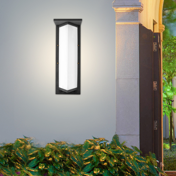 Lámpara de pared de exterior, Lámpara de pared, Iluminación de pared, 12W, Negro Lámpara de pared de exterior, Lámpara de pared, Iluminación de pared, 12W, Negro