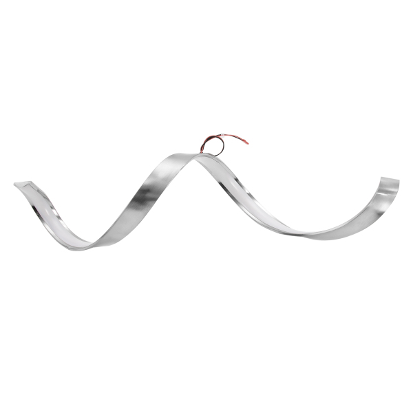 Lámpara de pared LED, Lámpara de pared espiral, Lámpara de pared para pasillo dormitorio, Plata