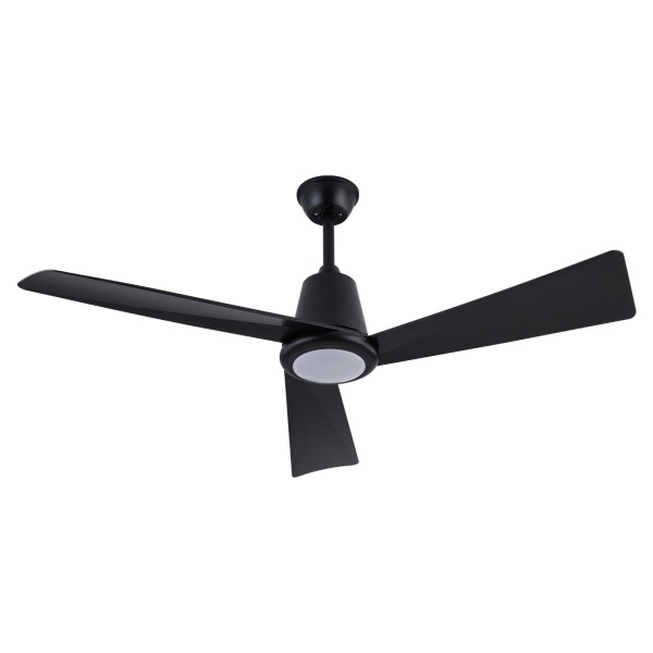 Lámpara de ventilador de techo con control remoto, Lámpara de ventilador de techo moderna negra