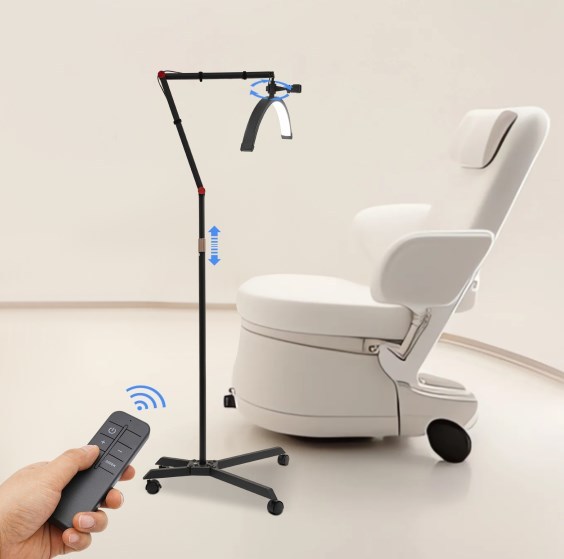 Lámpara creciente de extensión de pestañas, iluminación de belleza, lámpara de pie LED