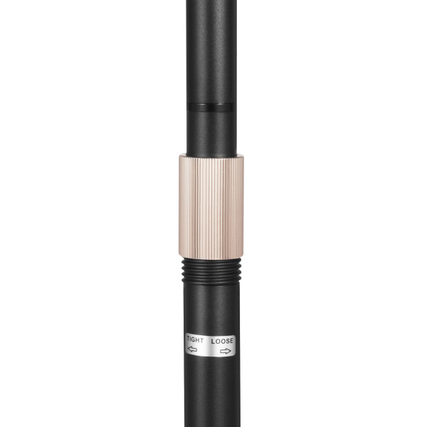Lámpara de media luna negra de 71 cm y 40 W con soporte para teléfono, ajustable. Lámpara de media luna negra de 71 cm y 40 W con soporte para teléfono, ajustable.