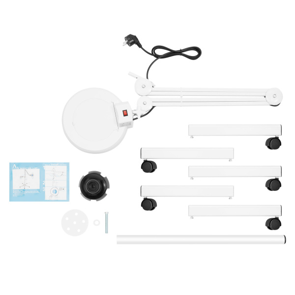 CNCEST Lámpara con lupa LED de 8 dioptrías, con luz, luz fría, lámpara de cosmética, brazo giratorio CNCEST Lámpara con lupa LED de 8 dioptrías, con luz, luz fría, lámpara de cosmética, brazo giratorio