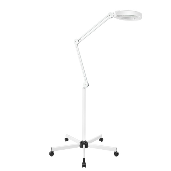 CNCEST Lámpara con lupa LED de 8 dioptrías, con luz, luz fría, lámpara de cosmética, brazo giratorio