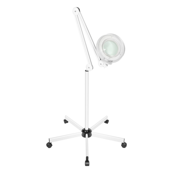 CNCEST Lámpara con lupa LED de 8 dioptrías, con luz, luz fría, lámpara de cosmética, brazo giratorio