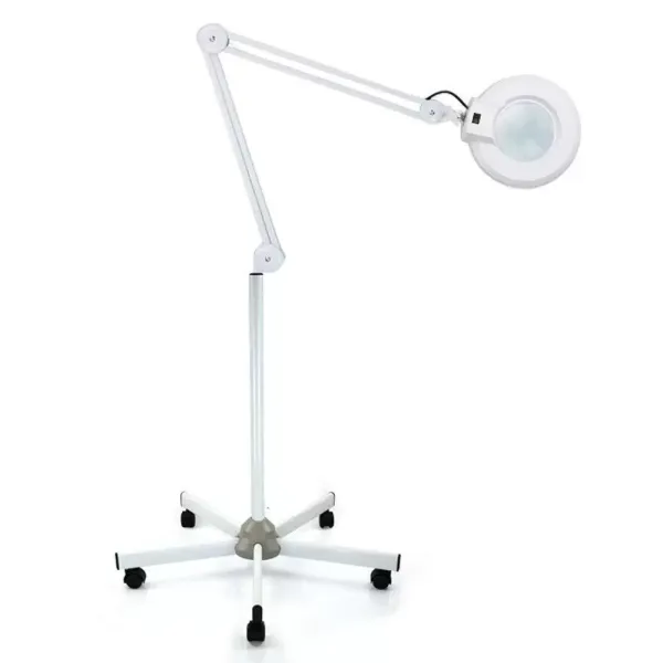 CNCEST Lámpara con lupa LED de 8 dioptrías, con luz, luz fría, lámpara de cosmética, brazo giratorio CNCEST Lámpara con lupa LED de 8 dioptrías, con luz, luz fría, lámpara de cosmética, brazo giratorio
