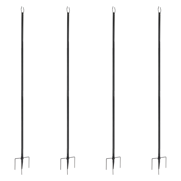 Postes de luz colgantes para exteriores, soporte de iluminación para patio, soporte de iluminación para fiestas, Navidad, bodas