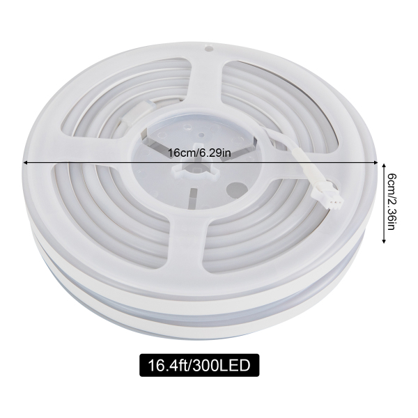 Luces de cuerda LED de 16.4 pies, luces de cuerda LED flexibles, luces RGB impermeables, tiras de luces LED, 16*6cm Luces de cuerda LED de 16.4 pies, luces de cuerda LED flexibles, luces RGB impermeables, tiras de luces LED, 16*6cm