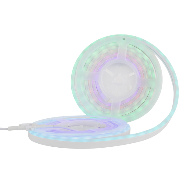 Luces de cuerda LED de 16.4 pies, luces de cuerda LED flexibles, luces RGB impermeables, tiras de luces LED, 16*6cm
