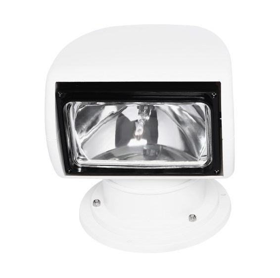 Reflector para yates 12V 100W, reflector con control remoto, foco marino, blanco
