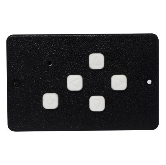 Reflector para yates 12V 100W, reflector con control remoto, foco marino, negro
