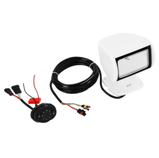 Reflector Halógeno, reflector de 361º – 100 W luz de barco, reflector para vehículos de trabajo