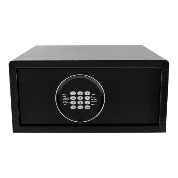 Caja fuerte electrónica para el hogar, Caja fuerte, Armario con teclado de seguridad, 42*37*20cm, Negro