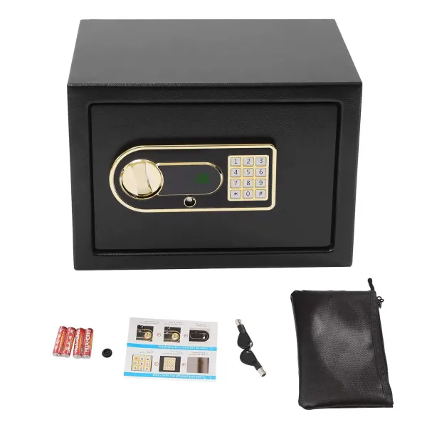 Armario de protección de valor Q235 de acero al carbono con cerradura de combinación electrónica de 22 l